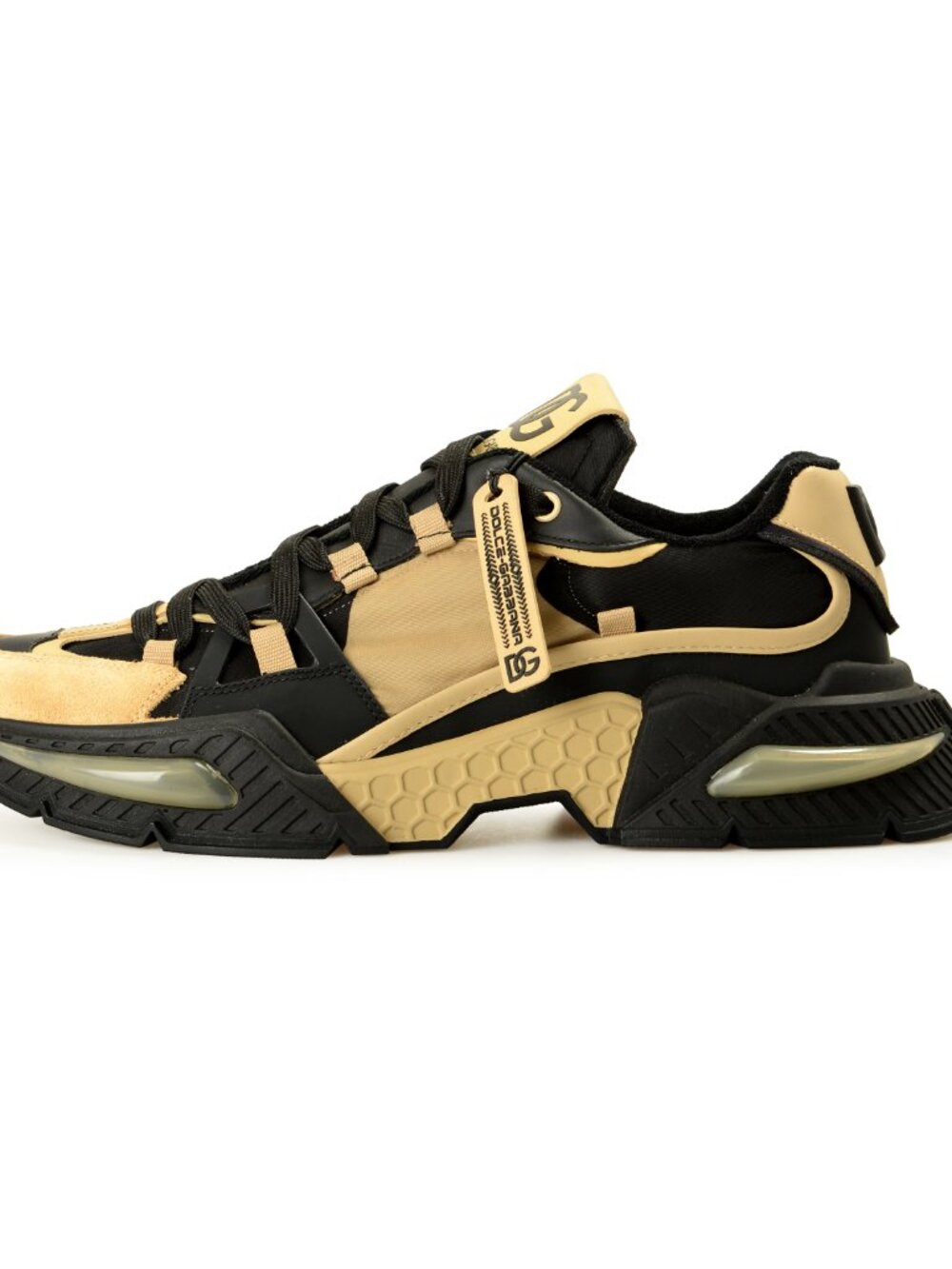 Dolce & Gabbana Men's Two Tone Logo Athletic Sneakers Shoes US 11 IT 44